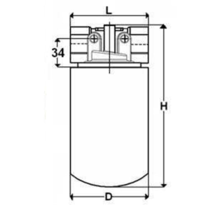 Hydraulreturfilter 3/4'' BSP | 10µ | 70 L/min – bild 2