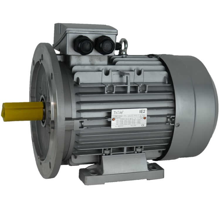 IE3 Elmotor 37 kW, 230/400 Volt Fot-/flänsmontering B3-B5, 1000 varv/min