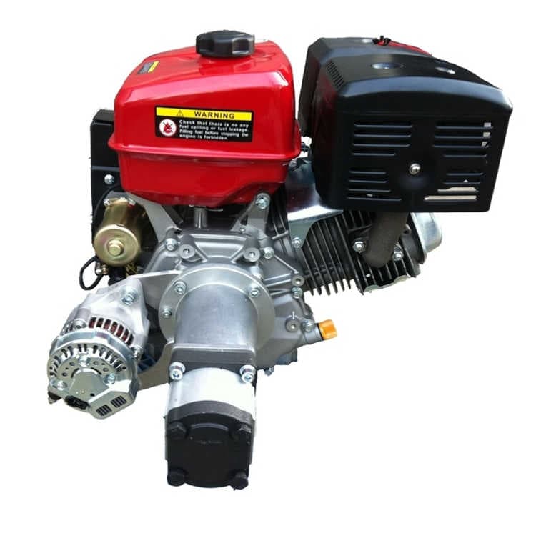 PTM390PRO bensinmotor (e-start) med förinstallerad kugghjulspump pumpgrupp 2 och 40A dynamo – bild 3