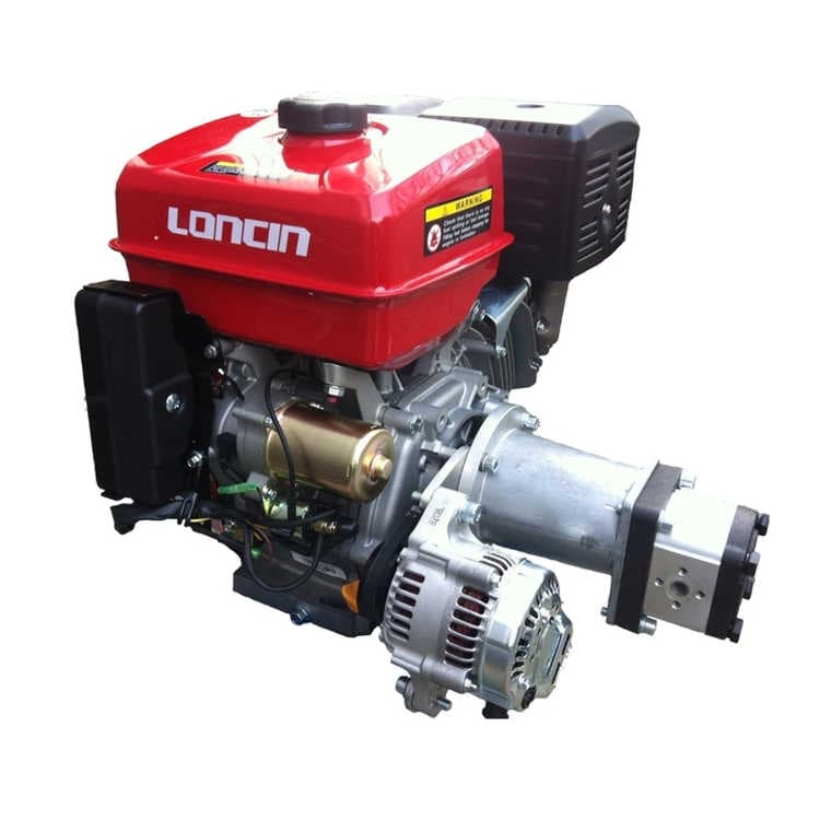 PTM390PRO bensinmotor (e-start) med förinstallerad kugghjulspump pumpgrupp 2 och 40A dynamo – bild 2