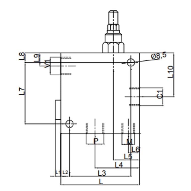 Snabbgångsventil för cylinder 3/4" BSP 95 l/min – bild 4