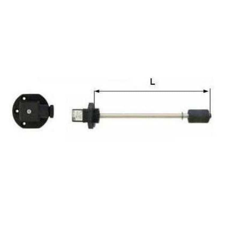 Elektrisk nivåmätare, hydraultank 1" BSP anslutning, 350 mm – bild 2