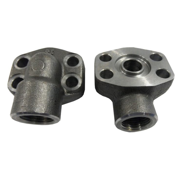 SAE 90° gängfläns (hona) 1/2" BSP, 1/2 tum, 3000 PSI