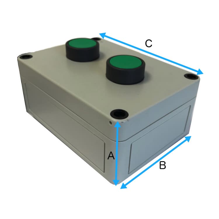 1 sektion knappstation 230V för dubbelverkande hydraulaggregat – bild 2