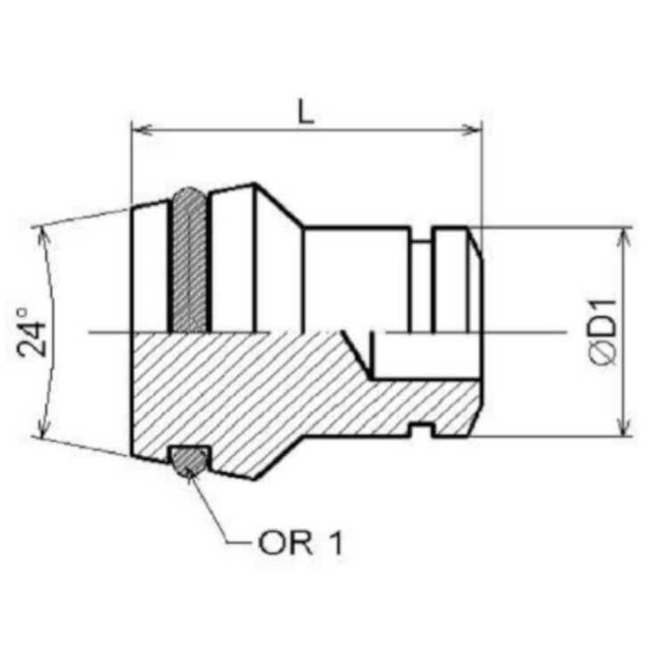 Blindplugg 25S med o-ring – bild 2