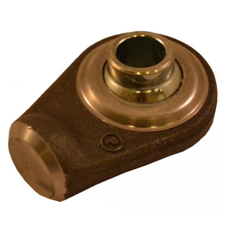 HM1 toppstångsöga med innerdiameter 40 mm för cylinder med kolvstång Ø60 mm, bredd 75 mm