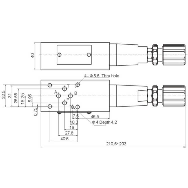 NG6 Hydraulisk tryckbegränsande mellanventil i B 3-100 bar – bild 4