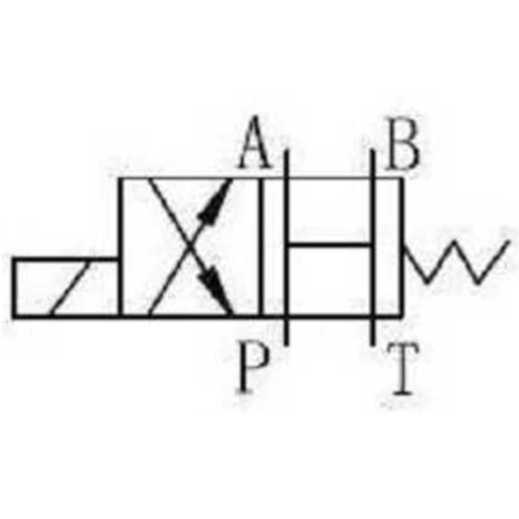 NG10 230V Cetop Elektrisk 4/2 riktningsventil, H-mittläge – bild 2