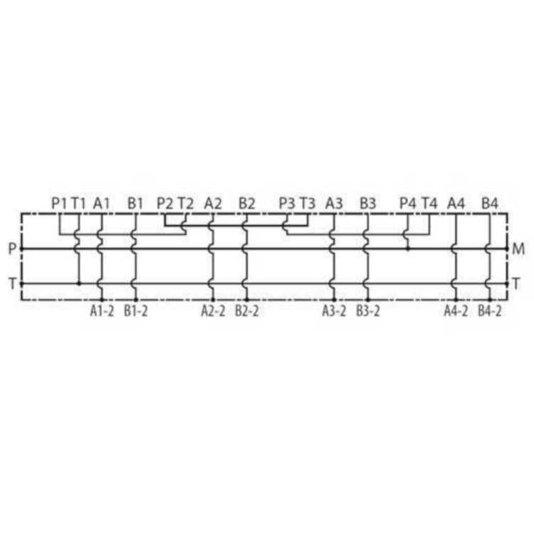 NG10 underblock (serie), 3 sektioner, med topp- och sidoanslutning – bild 2