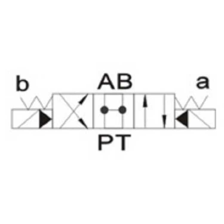 NG16 230V Cetop Elektrisk 4/3 riktningsventil, H-mittläge – bild 2