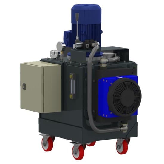 1-fas elektriskt hydraulaggregat 60 liter tank 230V