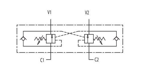 Dubbelverkande balanseringsventil med banjo VBCD 3/8” DE/A FLV – bild 2