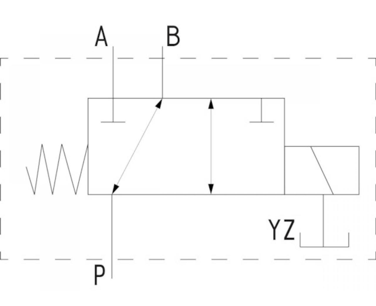 3-vägs riktningsventil 3/4 BSP 100 l/min 12VDC – bild 2