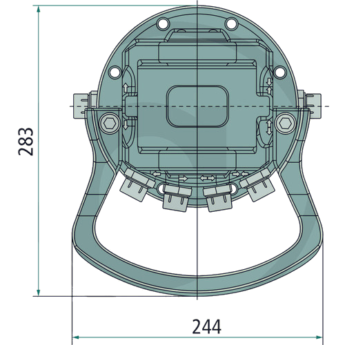 Rotator 6 ton med Ø68 mm axel – bild 4