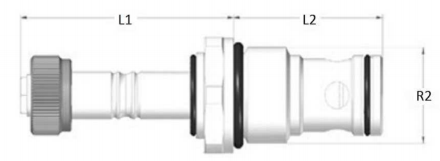 2/2 hydraulventil med backventil NO 3/4" BSP, 12V – bild 3