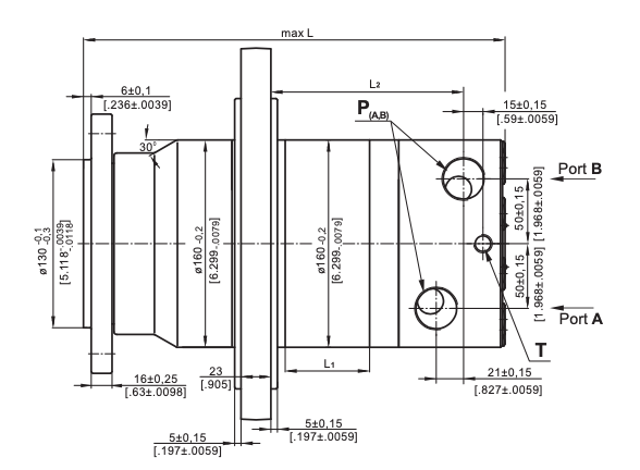 VMF4002HD 400cc hydraulmotor – bild 4