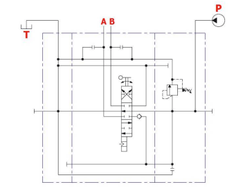 Handmanövrerad 4/3 riktningsventil 1" BSP 240 l/min – bild 2