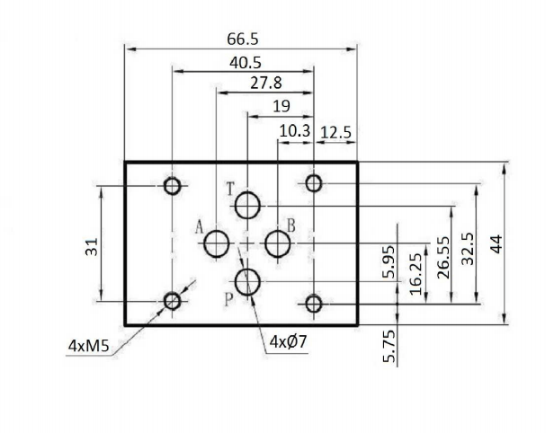 NG6 230V Cetop elektrisk 4/2 styrventil, PA anslutna – bild 3