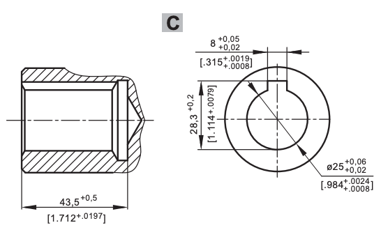 Hydraulisk skivbroms för orbitalmotor typ: MP, MR och MS – bild 3