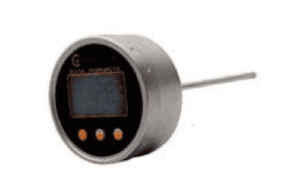 Digital termometer med bakanslutning 1/2" BSP