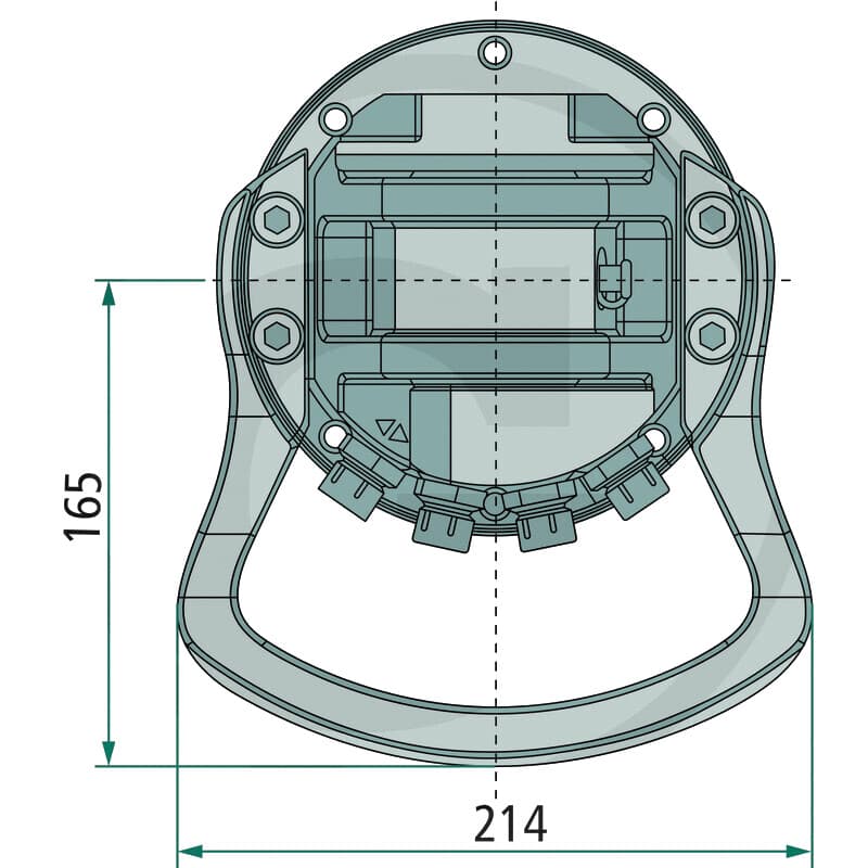 Rotator 4,5 ton med Ø59 mm axel – bild 4