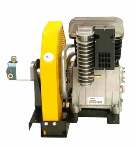 Hydraulisk luftkompressor 450 l/min med hastighetsstyrning och på/av-brytare