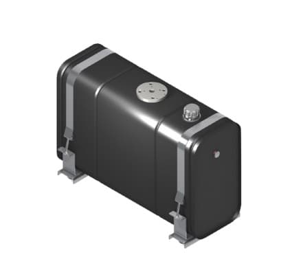 Hydraultank 180 liter med bakanslutning och internt filter