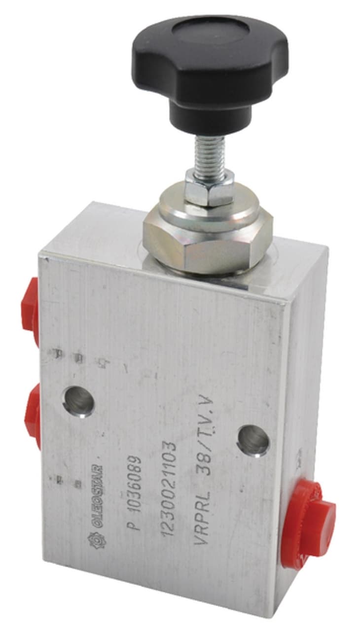 Walvoil tryckreduceringsventil 3/8" 20l/min 5-50bar