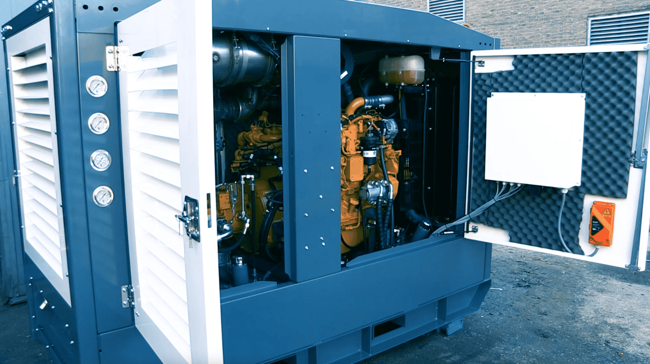 187kW dieseldrivet hydraulaggregat med StageV John Deere-motor