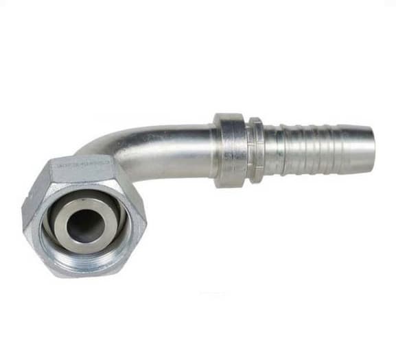 Rostfri 1/4 DN presskoppling vinklad 90° 10L M16x1,5 med o-ring