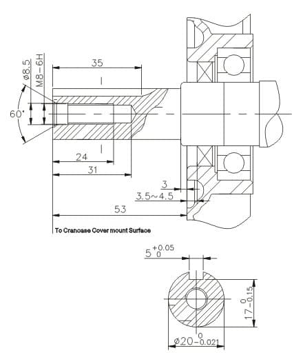PTM200 professional 20 mm axel bensinmotor med e-start – bild 3