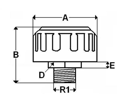 Påfyllningslock 1/4'' BSP med avluftning – bild 2
