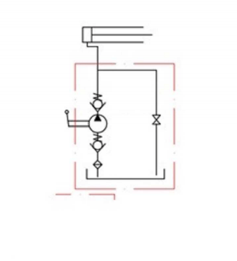 Handpump 45cc enkelverkande (tank montering) – bild 2