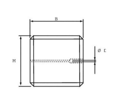 Justeringsskruv med strypning M5x0,8mm 5mm Ø0,6mm – bild 3