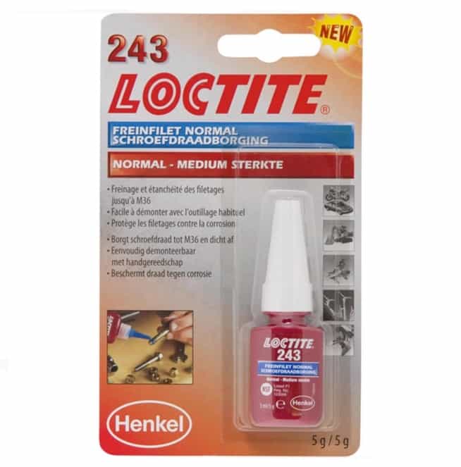 Gängtätning 243 Loctite 5ML