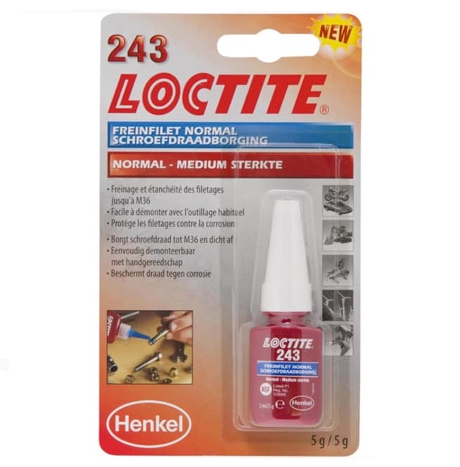 Gängtätning 243 Loctite 5ML