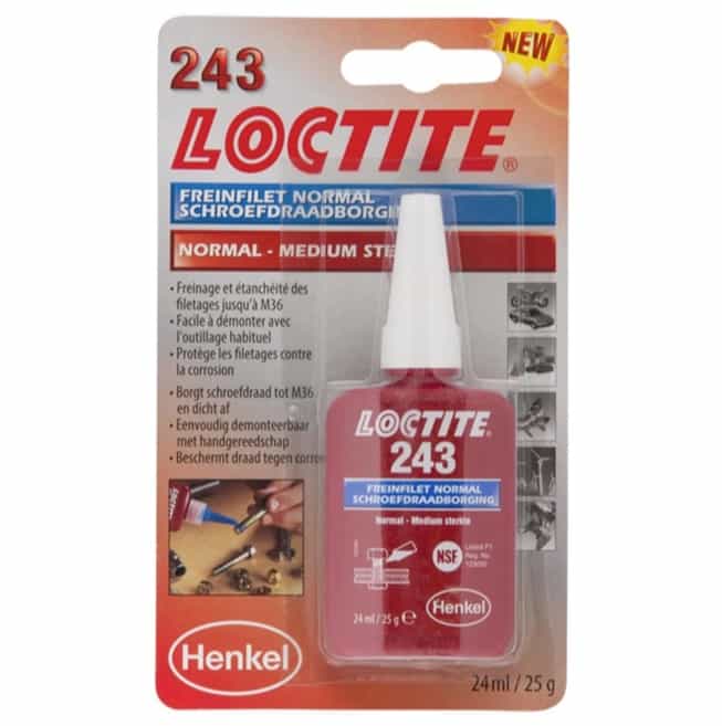 Gängtätning 243 Loctite 24ML