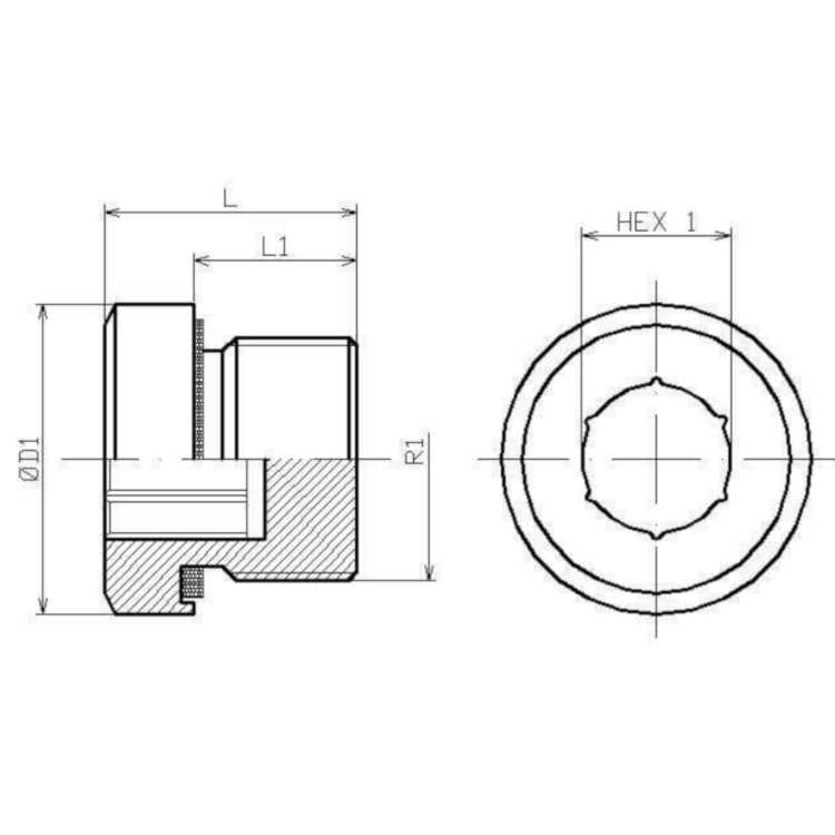 Blindplugg 2'' BSP – bild 2