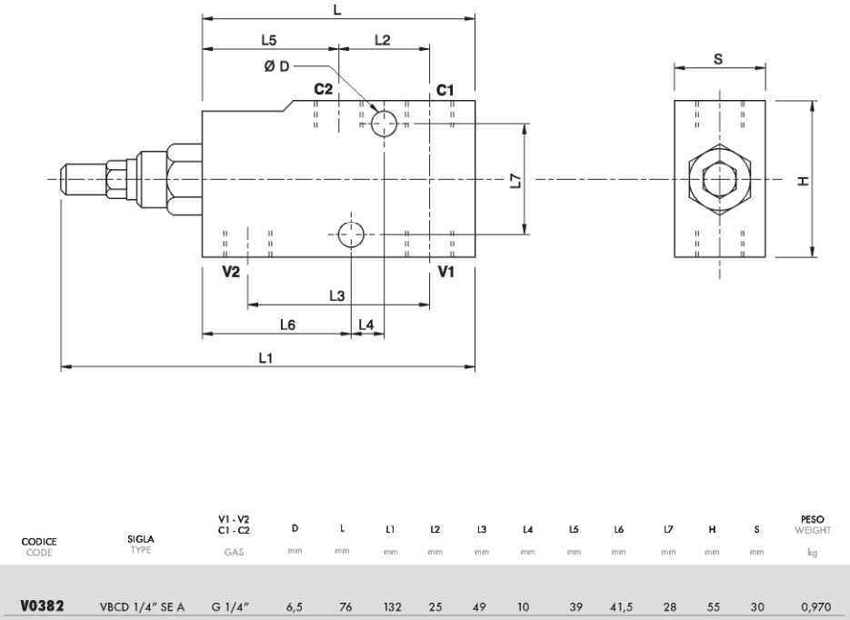 Enkelverkande balanseringsventil VBCD 1/4" SE/A – bild 3