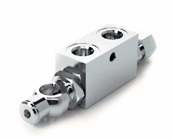 Dubbel styrd backventil VBPDE 3/8'' L SC
