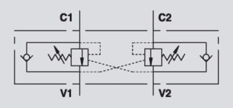 Dubbelverkande balanseringsventil VBCD 3/4'' DE – bild 2