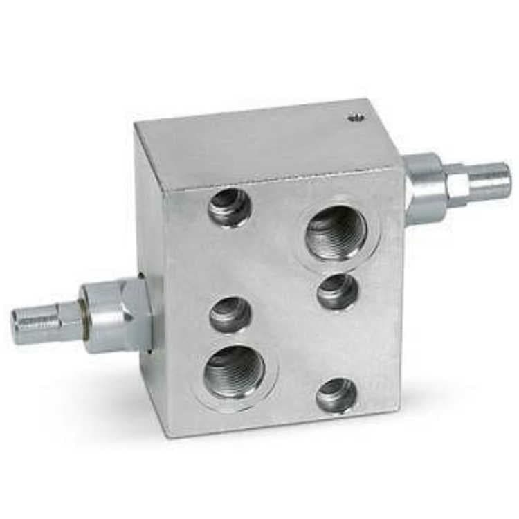 Dubbelverkande balanseringsventil flänsbar hydraulmotor VBCDF 1/2" DE OMP-OMR SF