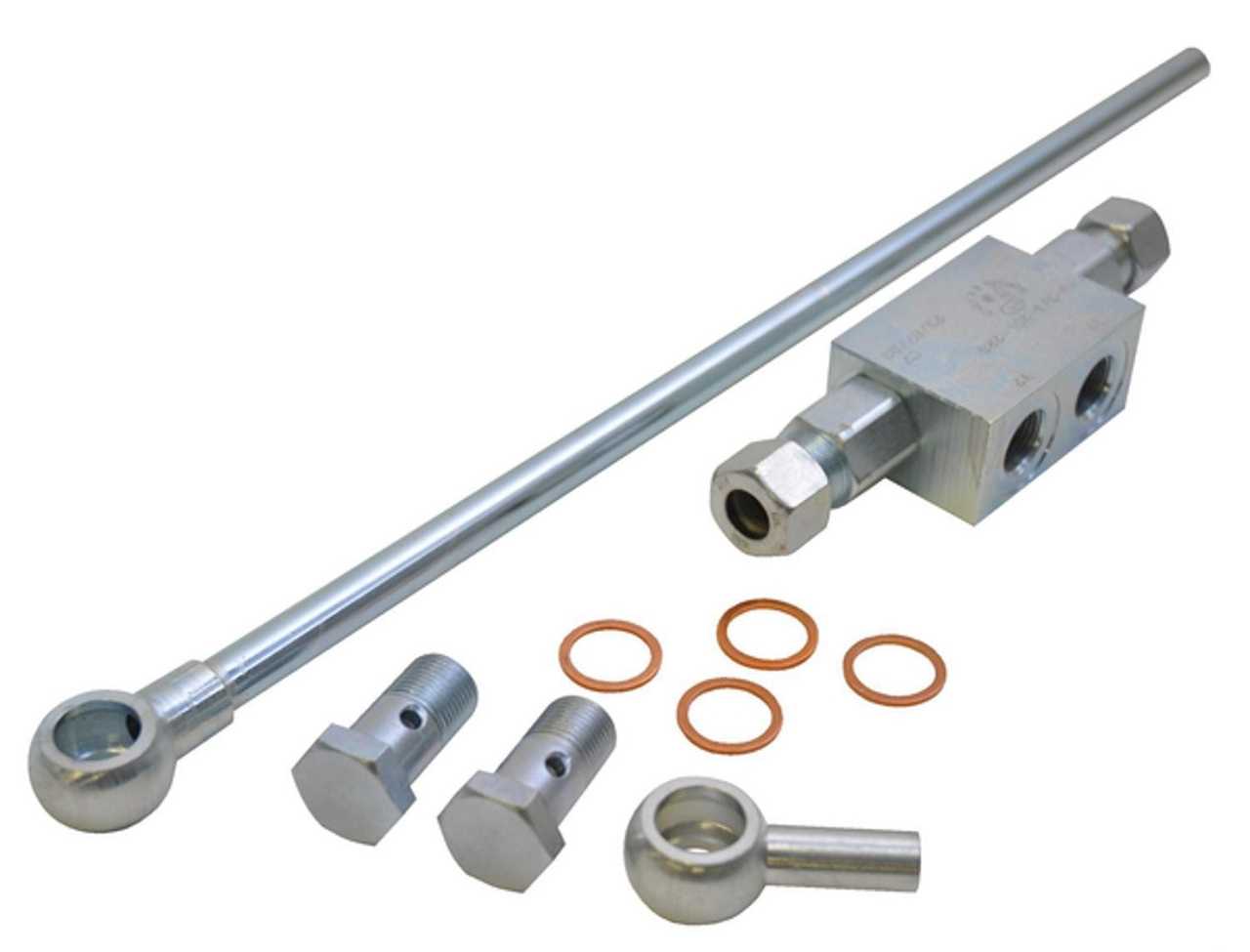 Påbyggnadssats styrd backventil 1/4" för hydraulcylinder upp till 500 mm slaglängd
