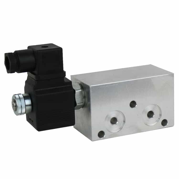 2/2 hydraulventil (A10) DL för montering på minihydraulaggregat 24V