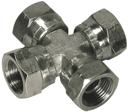 Korskoppling 1'' BSP hona med svivel