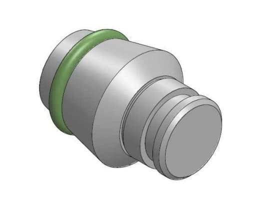 Rostfri blindplugg 18L med o-ring – bild 3