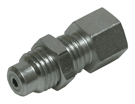 Manometer koppling 1/2" BSP invändig gänga - Minimess skottkoppling utvändig gänga (M16x2)