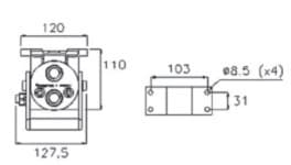 Faster multi snabbkoppling 2x 3/8" BSP hane (typ P206) – bild 3