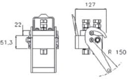 Faster multi snabbkoppling 2x 1/2" BSP hane (typ P206) – bild 2