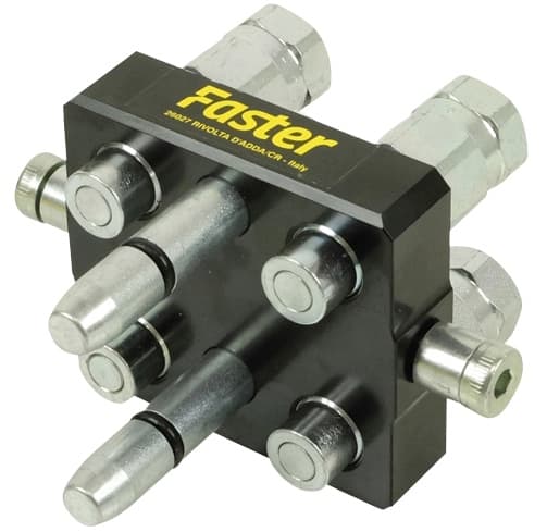 Faster multi snabbkoppling 4x 1/4" BSP hane (typ P404)